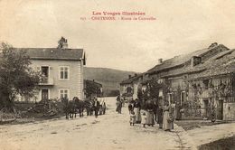 CPA - CHATENOIS (88) - Aspect De La Route De Courcelles En 1913 - Chatenois