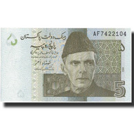 Billet, Pakistan, 5 Rupees, 2008, 2008, KM:53a, NEUF - Pakistan