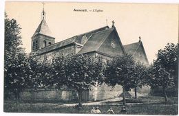 AUNEUIL . 60 . Place De L'église Animée( Enfants ) - Auneuil