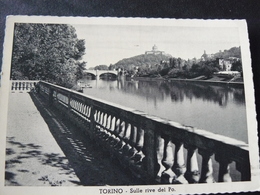 1941   TORINO...SULLE RIVE DEL PO....VIAGGIATA... - Fiume Po