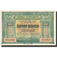 Billet, Armenia, 100 Rubles, 1919, 1919, KM:31, SPL+ - Armenien