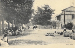 Thies (Sénégal) - Scène De Rue: Marché, Cheval - Edition Albaret, Dakar, Carte Non Circulée - Sénégal