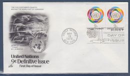 = Emblème De L'ONU Enveloppe 1er Jour New-York 19.11.76 N°271 Série Courante O.N.U. - FDC