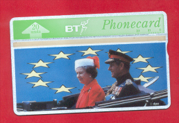 UNITED KINGDOM: BTO-014 "Royal Visit To Germany" CN:232C Unused - BT Emissions Etrangères