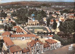 95-EAUBONNE- VUE DU CIEL L'ECOLE LE STADE L'EGLISE - Otros & Sin Clasificación