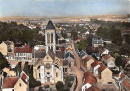 95-CHAMPAGNE-SUR-OISE- VUE DU CIEL , L'EGLISE - Champagne Sur Oise