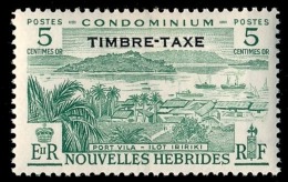 NOUVELLES HEBRIDES 1957 - Yv. Taxe 36 * - Port Vila 5c ; TIMBRE-TAXE  ..Réf.AFA23038 - Strafport