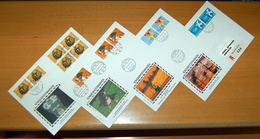 Suisse - 1983 Lettres 1er Jour D'emission Reco. Ayant Voyagées - Série Complète Propagande II - Storia Postale