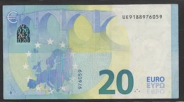 € 20  FRANCE  UE U008  "18"  DRAGHI  CIRCULATED - 20 Euro