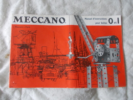 Lot De 6 Documents Meccano Pochettes 2 Et 3 - Meccano