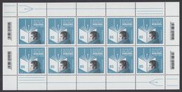 !a! GERMANY 2017 Mi. 3332 MNH SHEET(10) - August Wilhelm Schlegel - 2011-2020