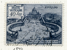 1945/6 - VATICANO - VATIKAN - Unif.  E11 - USED - (VAT.2646 - 13..) - Exprès