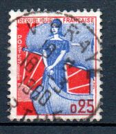 25c Bleu Et Rouge Type "Marianne à La Nef" - N° 1234 Obl. - Oblitérés