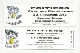 Marque Pages , Poitiers , Collection Passion , 2012 & 2016 , Le PICTON , LOT DE 2 Marque Pages - Marque-Pages