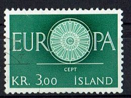 Island 1960 // 343 O Europa - Gebraucht