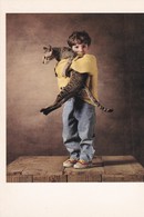 CPM 10x15 . Phot. Yann Arthus-Bertrand . CHAT. CAT. ORIENTAL .Enki De L'ïle Des Ravageurs & Eliott (prop. Mme LESONGEUR) - Cats