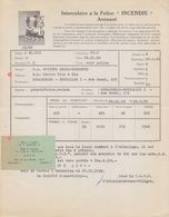 1958: Lettre De ## C.A.F.B., Rue De La Charité,13-15, BR. ##  à La ## S.A. Anc. Ets. H.L. BECKER Fils & Cie, Rue ... - Bank En Verzekering