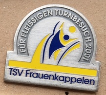 CLUB DE GYMNASTIQUE FEMININ SUISSE ALLEMANIQUE - TSV FRAUENKAPPELEN - FUR FLEISSIGEN TURNBESUCH 2001 -  (ROSE) - Gymnastique