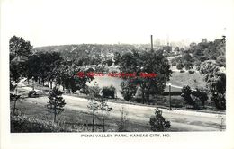 278369-Missouri, Kansas City, RPPC, Penn Valley Park, Panorama View, Photo - Kansas City – Missouri