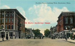 278371-Minnesota, Rochester, Zumbro Street Looking West, Business Section, Bloom Bros No 4638 - Rochester