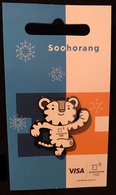 JEUX OLYMPIQUE - PARALYMPIC GAMES  2018 - SOOHORANG - MASCOTTE - VISA SPONSOR - PYEONGCHANG  -     (ROSE) - Olympische Spiele