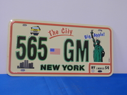 Plaque D'immatriculation "NEW YORK" - Blechschilder (ab 1960)