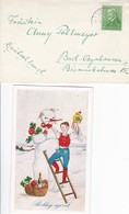 Brief Ca. 1930 Mit Inhalt - Boldog újévet - Zum Neuen Jahre (33918) - Lettres & Documents