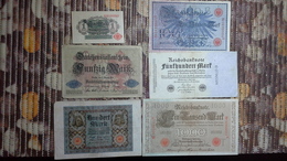 Lot Geldscheine Deutsches Reich - Collezioni
