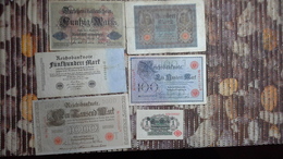 Lot Geldscheine Deutsches Reich - Colecciones