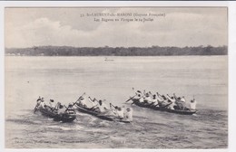 St Laurent Du Maroni Les Régates En Pirogues Le 14 Juillet (pas Courante) - Saint Laurent Du Maroni