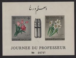 Afghanistan - BF N°16 (non Dentele) - Journee Du Professeur - Tulipes Narcisses - Cote 3.50€ - Afganistán