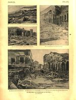 Die Ersten Bilder Von Der Katastrophe Auf Martinique  / Druck, Entnommen Aus Zeitschrift /1902 - Paketten