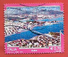 ITALIA REPUBBLICA USATO - 2014 - TURISMO - TURISTICA - Olbia - € 0,70  - S. 3500 - 2011-20: Used