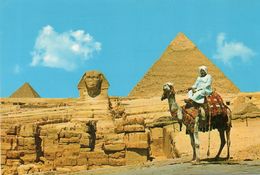 - EGYPT. - GIZA - The Sphinx With Khephren And Mykerinos Pyramids - - Sphynx