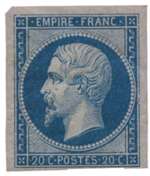 59 N°14B** 20 C. Bleu Type II. Superbe Exemplaire Sans Charnière - Autres & Non Classés