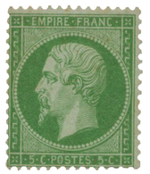 80 N°20** TB 5 C. Vert - Other & Unclassified