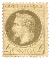 89 N°27B* 4 C. Gris Type II. Infime Charnière - Altri & Non Classificati