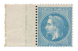 97 N°29B** 20 C. Bleu Type II. Bord De Feuille. - Altri & Non Classificati