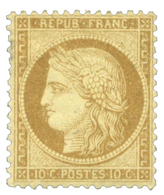 109 N°36* 10 C. Bistre-jaune - Altri & Non Classificati