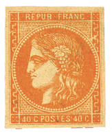 151 N°48* 40 C. Orange. Léger Défaut Sinon TB - Autres & Non Classés