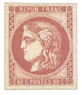 154 N°49* 80 C. Rose. Signé Brun - Otros & Sin Clasificación