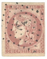 155 N°49 Obl. TB 80 C. Rose. Oblitération Ancre. - Autres & Non Classés