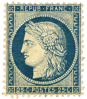 184 N°60C** 25 C. Bleu Type III - Autres & Non Classés