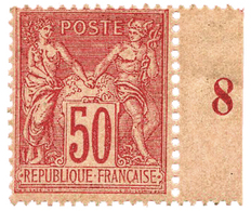 226 N°98** 50 C. Rose Type II - Other & Unclassified