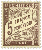 271 Taxe N°27* 5 F. Marron - Other & Unclassified