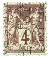 281 Préo N°14 Obl. TB 4 C. Lilas-brun. - Autres & Non Classés