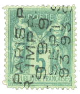 282 Préo N°15* 5 C. Vert. Dents Courtes - Autres & Non Classés