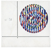 461 N°2113b** 4 F. Multicolore, Tableau AGAM. - Other & Unclassified