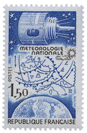 470 N°2292b** 1 F. 50 Météorologie Nationale, Bleu Foncé Omis. - Autres & Non Classés