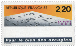 482 N°2562b** Variété Sans L'inscription En Relief Du Braille. - Autres & Non Classés